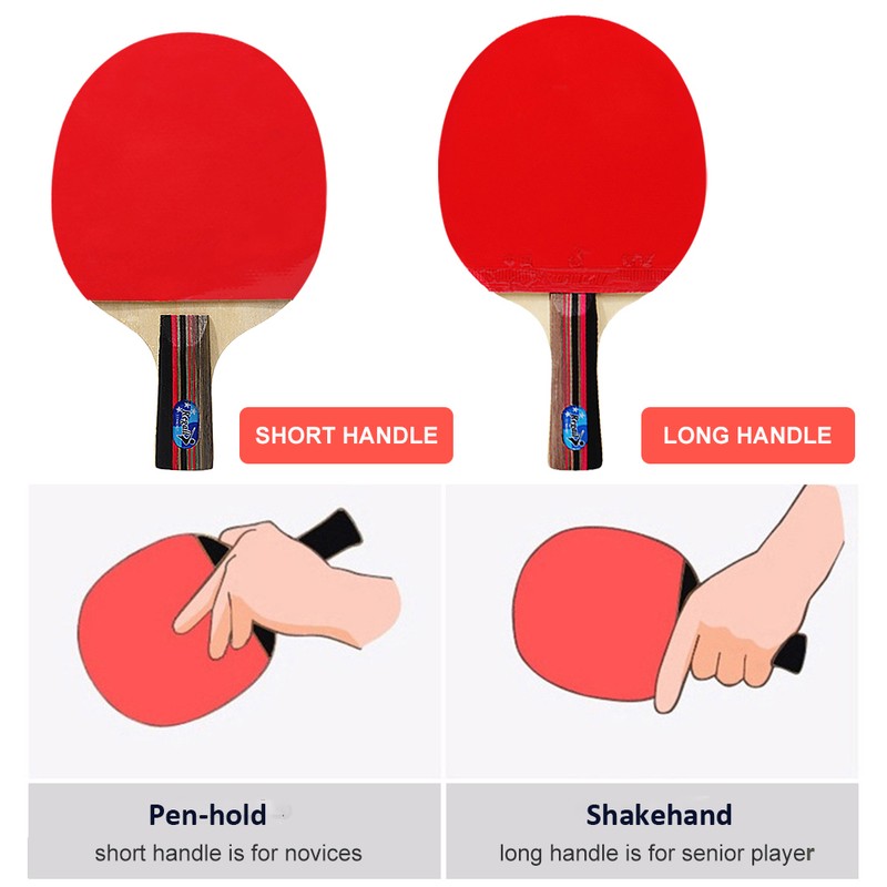 Ping Pong Paddles Quality Table Tennis Rackets 2 Ping Pong