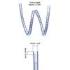 QWORK® Flexible Ruler, Bendy Ruler Curved Ruler, Ideal for Engineering