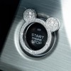 CGEAMDY Pack of 2 Car Engine Start Stop Button Ring,