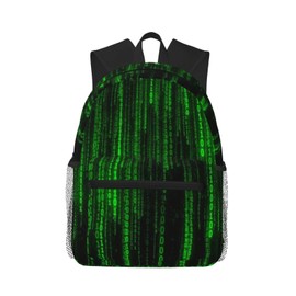 Limhibu Travel Backpack for Boys Girls Kids, Coding Backpacks Children School Bag Bookbag Daypack for Men Women