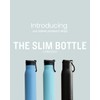 Slim Water Bottle, Stainless Steel Water Bottle with Straw, Standard