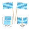 Toothpick Flags for Food,Oktoberfest Cupcake Toppers | 100 Piece Food