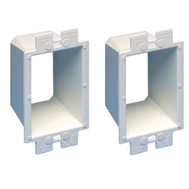 Arlington BE1-2 Electrical Outlet Box Extender 1-Gang 2-Pack