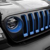 CheroCar for JL Mesh Grille Grill Insert & Headlight Turn