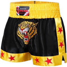 FARABI Muay Thai Short Kickboxing Training Martial Arts Trunk (X-Small)