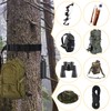2 Pack Treestands Strap Gear Hangers with 12 Metal Hooks,Hunting