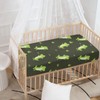 Winpema Happiness Alligator Baby Crib Sheets for Boys Girls Fitted