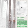 Dynamene Extra Long Shower Curtain and Liner Set - 84