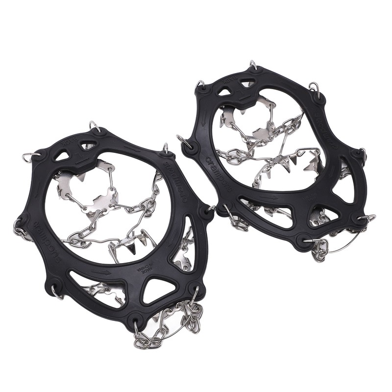 Ice Traction Cleats Shoe Crampons Snow Grips with 19 Spikes
