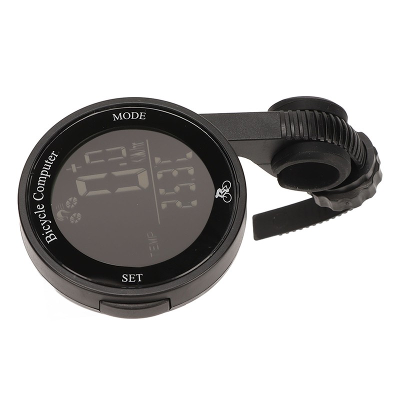 Bike Computer Speedometer Thermometer Clock Large Screen Clear Handwriting Waterproof