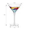 Artisanal Hand Painted Martini, Champagne & Cocktail Glasses - Gift