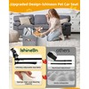 Ishineon Car Seat Booster for Dog: High-Support Memory Foam Pet