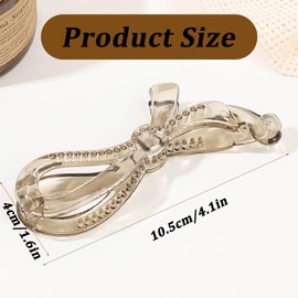 4 Stück Bananenclip Haarkamm Haarspangen Französisches Design Haarspangen Haarspangen