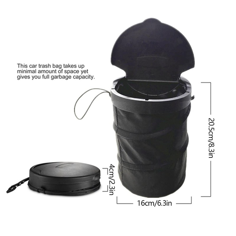 Car Trash Can, Hanging Car Garbage Container, Portable Garbage Bin,