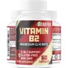 1000mg Pure Naturals Vitamin B2 (Riboflavin) Supplement with Magnesium Glycinate