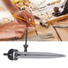 Large pencil marking compass, leather compass with flat quick adjustment