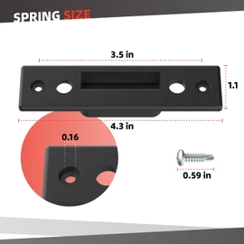 Rear Moonroof Latch, Rev 2 - GM F Retainer 84900118 Sunroof Lock Compatible with Chevy Traverse, GMC Acadia, Buick Enclave Rear Sliding Moonroof Cover