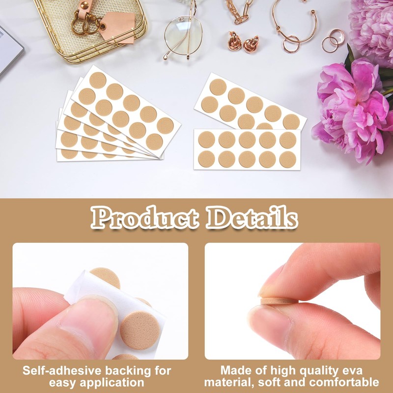 YENOVO Earring Stickers, Earlobe Support Patches for Earrings, Adhesive Drooping