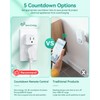 HAPYTHDA Timer Outlet Plug, 15A/1500W Remote Control Outlet, 500ft Range