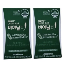 slim in the rain Bien Slim BNR17 Diet Lactobacillus 400mg x 60 capsules x 2 boxes / 비에날씬 BNR17 다이어트 유산균 400mg x 60캡슐 X 2박스