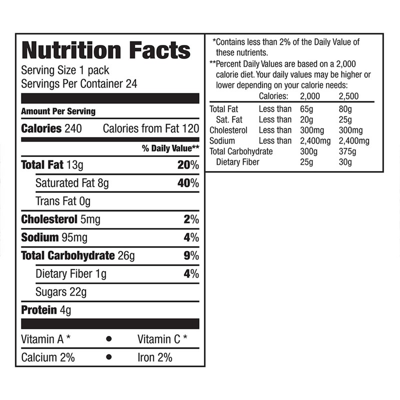 M&M'S Peanut Butter Chocolate Candy, Singles Size, 1.63-Ounce 24-Count Box