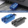 4 x USB 5.1 External Stereo Sound Cards with Headphone