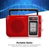 Multifunction Radio with LED Light Speaker Support Memory Card MMC