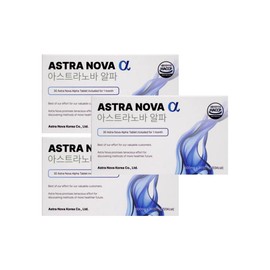 Astranova Alpha 500mg x 30 tablets 3 boxes Yeast Ursolic acid Rosemary extract Berberine Bergamot / 아스트라노바 알파 500mg x 30정 3박스 효모 우르솔산 로즈마리추출물 베르베린 베르가못