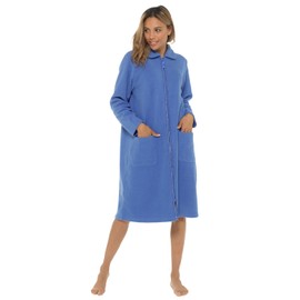 Undercover Ladies Zip Fleece Gown LN730UC Blue 22-24