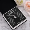 An Unsere Tochter Geschenk von Mama und Papa, Cubic Zirconia