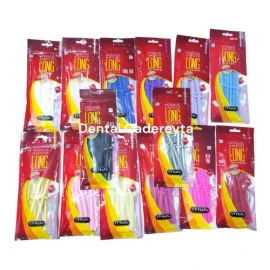 Stylus 10 Módulos Elasticos Bastones Ligas Long Ortodoncia Colores Color Carolina blue