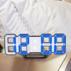 Digital LED Large 3D Table Hanging Wall Clock Alarm Snooze