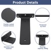2 Piece Shelf Bracket with Screws Thickened Invisible Support Bracket