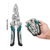 Zalizr 18 in 1 Foldable Wire Stripper, Multifunctional Electrical Pliers