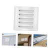 Operitacx Stainless Steel Air Vent Cover Durable Louvered Flush Grille