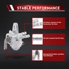 WOOSTAR 6mm Inline Fuel Valve Petcock Gas Tank Cut-Off Selector