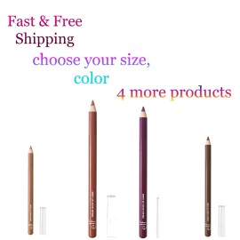 ELF e.l.f. Cream Glide Lip Liner Highly Pigmented Pencil For Shaping & Sculpting Lip - 0.03 Ounce (Pack of 1), Plum & Get It
