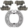 Caltric Front Brake Pads & Rear Shoes for Honda Gl500