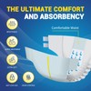 MED PRIDE Maximum Absorbency Adult Briefs for Incontinence with Refastenable