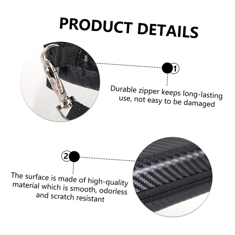 Mobestech Portable Zipper Pouch for Ear Thermometer Protective Case with