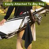 1PCS Golf Towel - Golf Towel with Clip - Microfiber