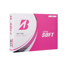 Bridgestone Extra Soft Golf Balls, 2023 Model, 12 Balls, Pink