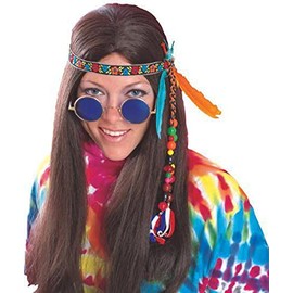 Rubie's Headband with Feathers, multi-coloured
