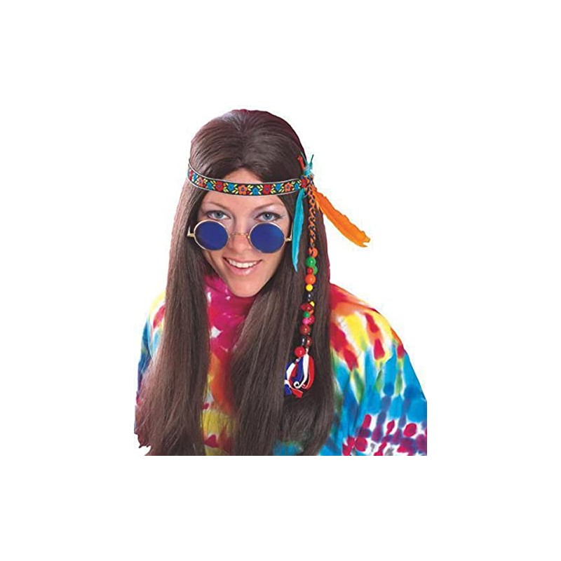 Rubie's Headband with Feathers, multi-coloured