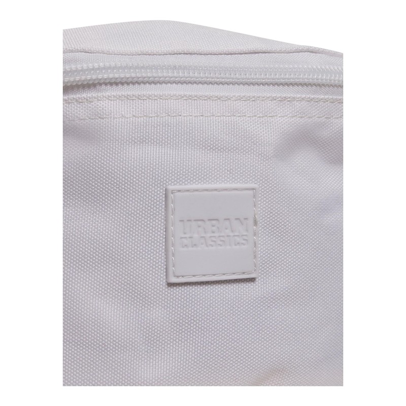 Urban Classics Unisex's Gürteltasche mit Logo Patch Hip Bag, White,
