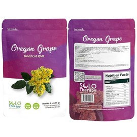 Oregon Grape Root Herbal Tea - Cut and Sifted Resealable Bag - 56 grams - Premium Quality (Oregon Grape Root)