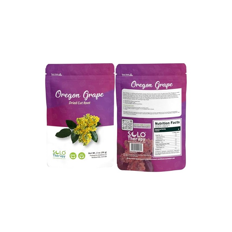 Oregon Grape Root Herbal Tea - Cut and Sifted Resealable