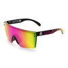 Heat Wave Visual Lazer Face Custom Sunglasses in Core