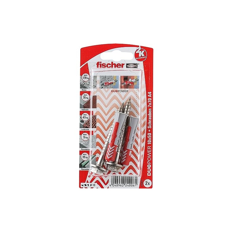 Fischer Duopower 10 x 50 S A4 K (2) Item