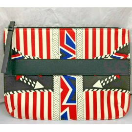 House of Holland Designer Bag Makeup Cosmetic Pouch Clutch 9"x12" - Brand New